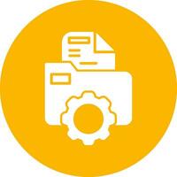 Folder Management Vector Icon