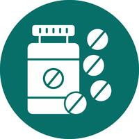 Aspirin Vector Icon