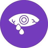 Watery Eye Vector Icon