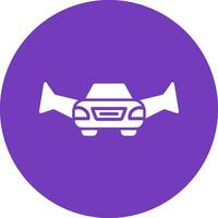 Flying Car Vector Icon