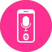 Voice Recognition Vector Icon