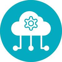 Cloud Computing Vector Icon