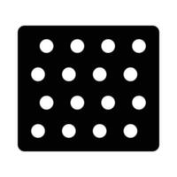 Bubble Wrap Vector Glyph Icon For Personal And Commercial Use.