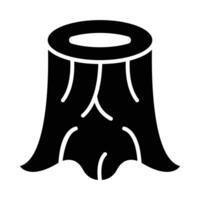 Stump Vector Glyph Icon For Personal And Commercial Use.