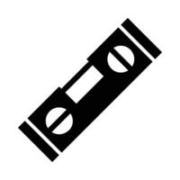 Spirit Level Vector Glyph Icon For Personal And Commercial Use.