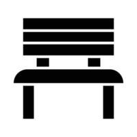 Bench Vector Glyph Icon For Personal And Commercial Use.