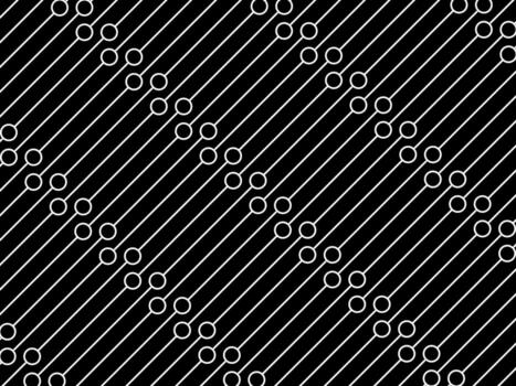 Circle and Lines Motifs Pattern, can use for Background, Fashion, Fabric, Textile, Wallpaper, Cover, Tile, Carpet Pattern, Wrapping and or for Graphic Design Element. Vector Illustration