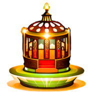 Ramadan Lantern AI Generated free png