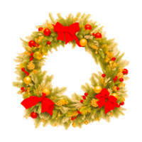 Christmas wreath AI Generated free png