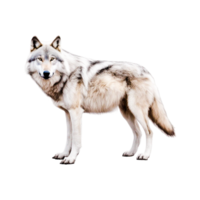 Arctic wolf Generative Ai png