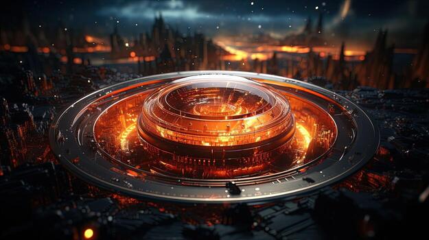 through the lens, digital art illustration, Generative AI photo