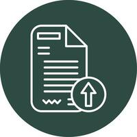 Upload File Vector Icon