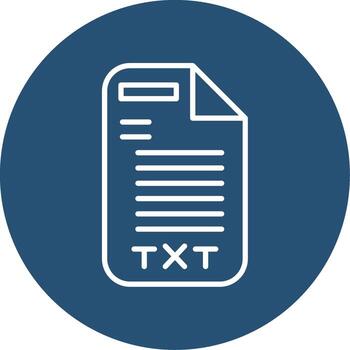 Text File Vector Icon