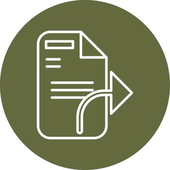 Send File Vector Icon