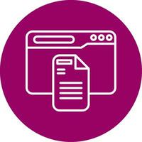 Document Vector Icon