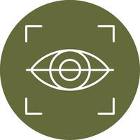 Eye Scan Vector Icon