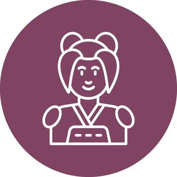 icono de vector de mujer