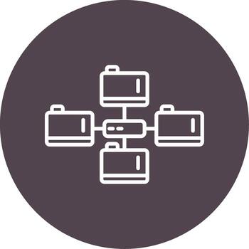 icono de vector de base de datos