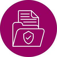 icono de vector de documento