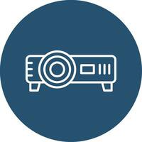 icono de vector de proyector