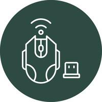 Wireless Mouse Vector Icon