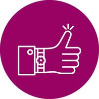 Thumbs Up Vector Icon