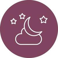 Moon Vector Icon