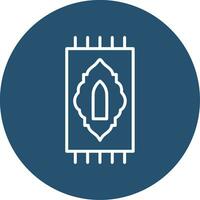 Prayer Rug Vector Icon