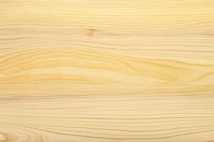 Anigre wood displaying a pale yellow color and straight consistent grain wood texture, AI Generated photo