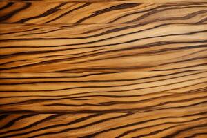 Zebrawood wood planks texture, AI Generated, AI Generated photo