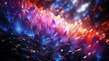 radiant modern color fusion, digital art illustration, Generative AI photo