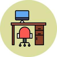 Workplace Vector Icon