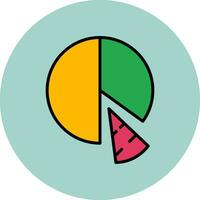 Pie Chart Vector Icon