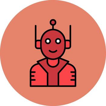 icono de vector de robot