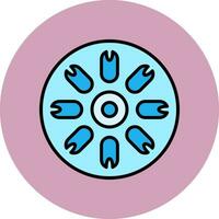 Centric Diatom Vector Icon