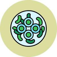 Gloeocapsa Cyanobacteria Vector Icon