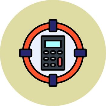 icono de vector de destino