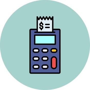 icono de vector de punto de venta