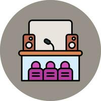 Stage Vector Icon