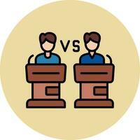 Debate Vector Icon