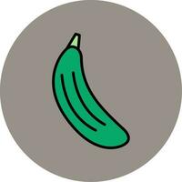 Zucchini Vector Icon