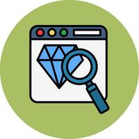 magnifying glass Vector Icon