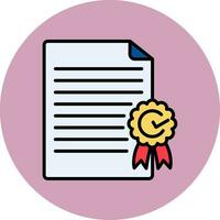 certificate Vector Icon