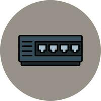 Network Hub Vector Icon