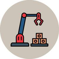 Robotic Arm Vector Icon