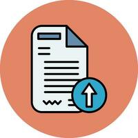 Upload File Vector Icon