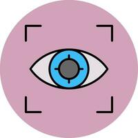 Eye Tracking Vector Icon