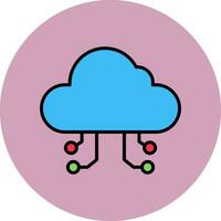 Cloud Computing Vector Icon