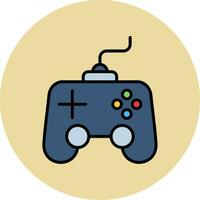 icono de vector de controlador de juego