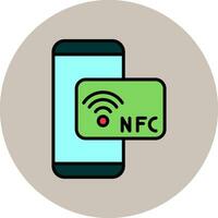 nfc vector icono